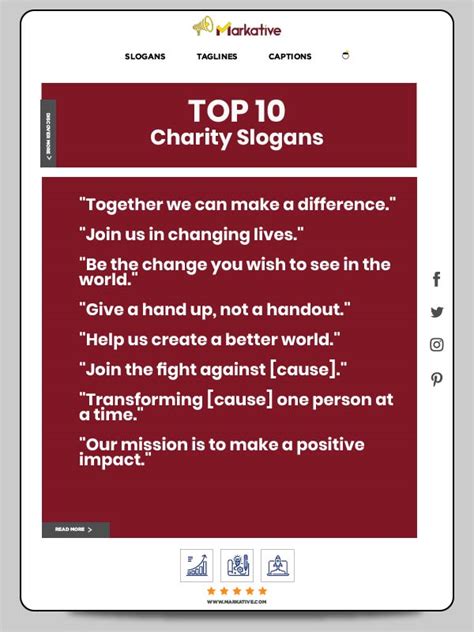 charity taglines|top ten charitable organizations.